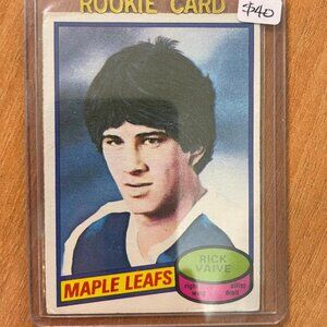 1980-81 O-Pee-Chee #242 Rick Vaive RC Toronto Maple Leafs